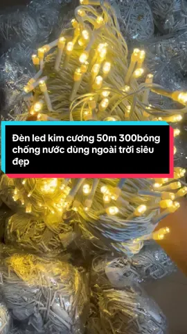 Đèn led kim cương 50m 300bóng trang trí cuốn cây chống nước#denledkimcuong #dentrangtritet #denled #dungdenled91 #ledkimcuong 