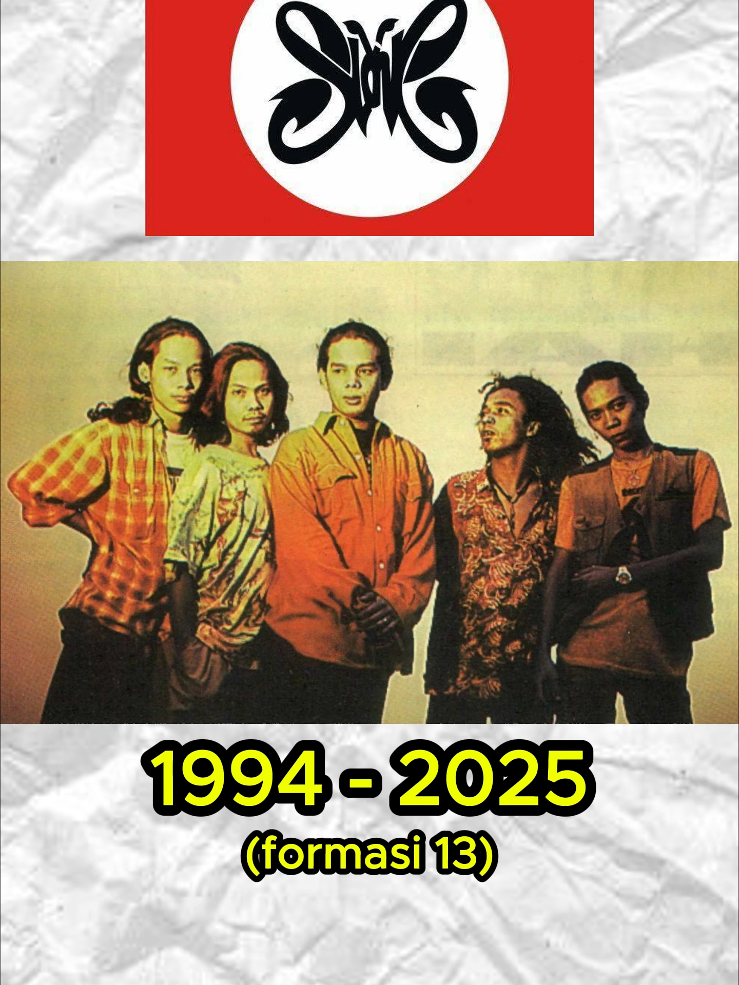 Slank (1994-2025) | Slank Formasi 13 #slank #slankband #slankers #salankindonesia #musikviral #music #musikviral #musiktiktok #band #bandindonesia #musikindonesia #musiksportify #musiksportifyindonesia