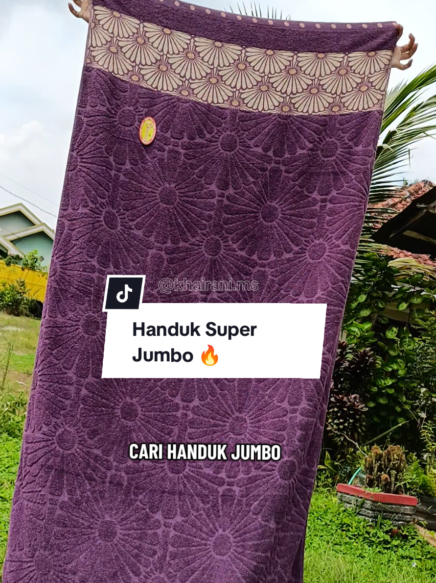Handuk super besar Jumbo #handuk #handukjumbo #handukmandi #handukmandidewasa #handukkatun 