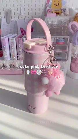 nemu tumbler cute bangett pinkyyy😣💗🫶🏻✨#fyp #tumbler #botolminum #botolair #tumblerstainless 