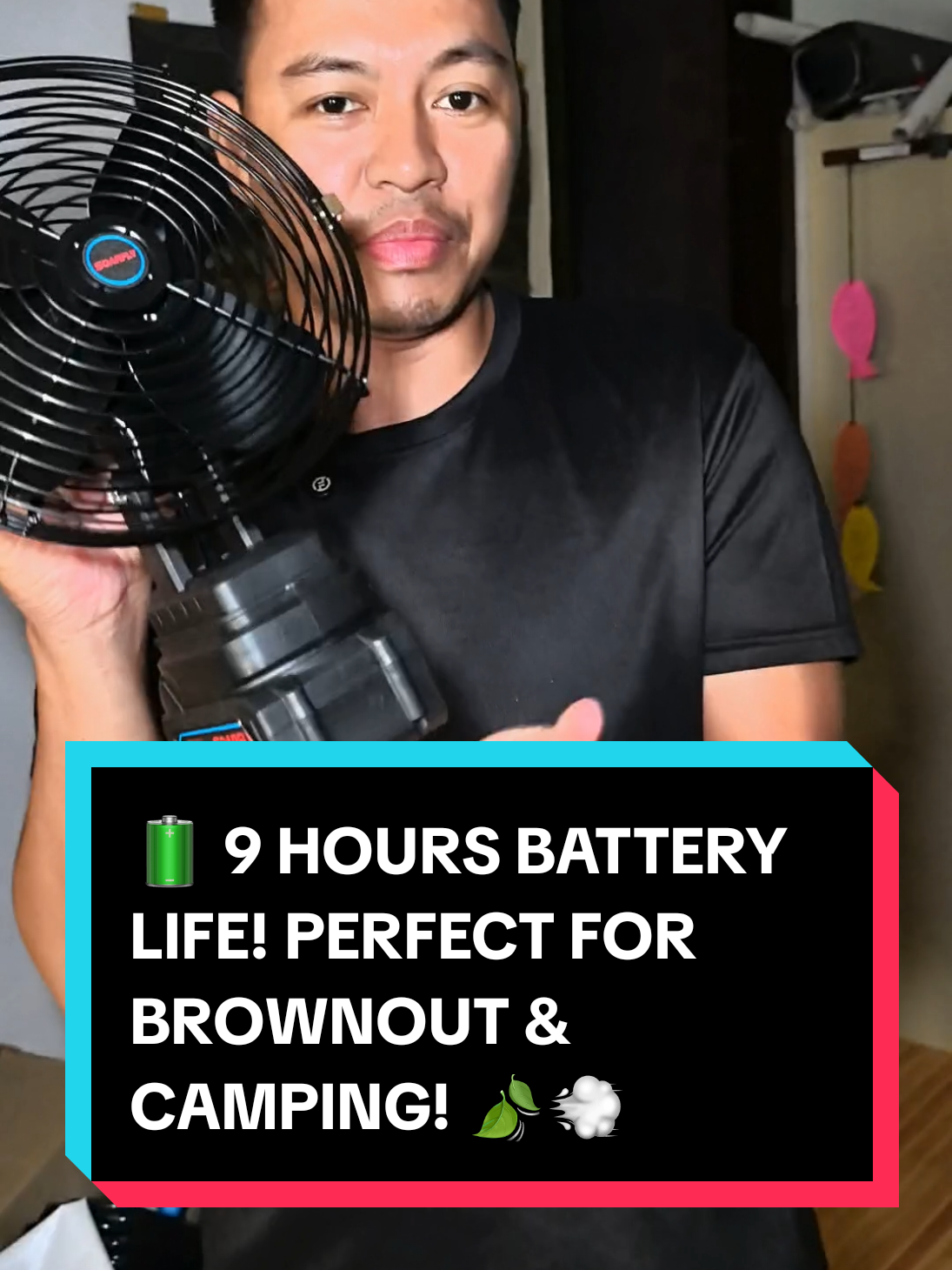 💨 SOARFLY 8-INCH LITHIUM BATTERY RECHARGEABLE FAN! ⚡ Walang kuryente? Walang problema! 💡 Panatilihing presko kahit saan — sa bahay, biyahe, o camping! 🏕️ Perfect para sa Home, Office, Camping, Outdoor Work, o Emergency Use! 🌬️💪 ⚙️ Paano Gamitin: 1️⃣ I-charge lang gamit ang kasamang charger 🔌 2️⃣ I-attach ang lithium battery (1588VF) 🔋 3️⃣ Pindutin ang power button para sa desired fan speed 💨 4️⃣ Enjoy up to 8–9 hours of cool, refreshing air kahit walang saksakan! ⚡ 💪 Advantages: ✅ Long-Lasting 1588VF Battery — tumatagal hanggang 9 hours! 🔋 ✅ Cordless & Portable — pwede kahit saan, anytime! 🚗 ✅ Metal Fan Blades — malakas ang buga ng hangin 💨 ✅ Rechargeable & Energy-Saving — tipid sa kuryente 💡 ✅ Perfect for Emergency Use — ideal tuwing brownout, bagyo, o camping 🌀 ✅ Compatible with Makita-type batteries 🔧 💥 Sulit Deal! Grab mo na habang may Free Shipping + Flash Sale Discount! 🚀 rechargeable fan, lithium battery fan, portable fan, outdoor fan, camping essentials, cordless fan, battery operated fan, electric mini fan, SOARFLY 8 inch fan, emergency rechargeable fan #RechargeableFanPH #SOARFLYFan #PortableFan #CampingEssentials #CordlessFan 