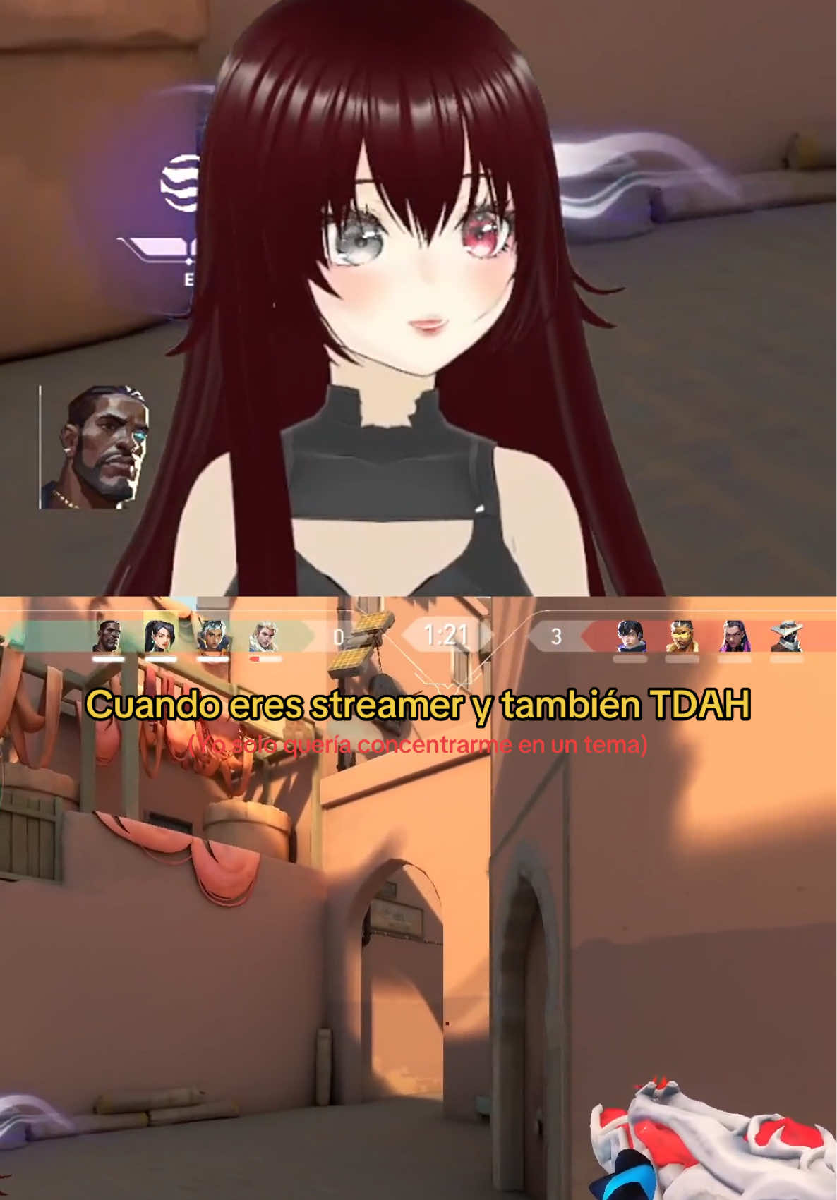 Yo les juro que intento pero no me concentro 🤣 streams por twitch: Feeerxita💜 #twitch #streamer #vtuber #latam #chile 