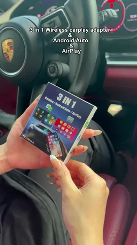3in1 wireless CarPlay adapter #yurnlv #wirelesscarplayadapter #carplayadapter #tiktokshoprestock #fyp 