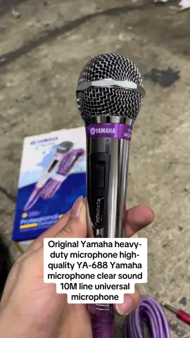 Original Yamaha heavy-duty microphone high-quality YA-688 Yamaha microphone clear sound 10M line universal microphone#Speakers #karaoke #microphone 