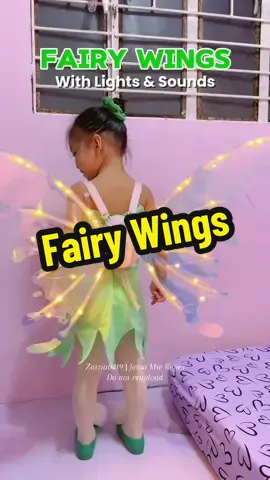 Fairy Wings ✨🧚 #fairywings #wings #fairy #halloween #kidscostume 