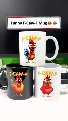 This chicken mug makes my mornings way more hilarious 🎄 #wanderprints #personalized #gifts #Christmas #giftsforhim