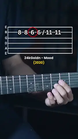 24kgoldn ~ mood #guitartutorial #guitartok 