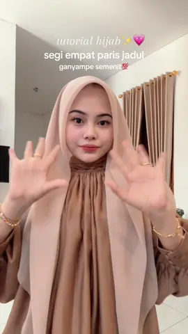 sesimple itu pake hijab segi empat paris jadul yakin gamau co jilbab di kita karna secantik itu💗💯🤭 #hijab #parisjadul #hijabsegiempat  #tutorialhijab #fyp 
