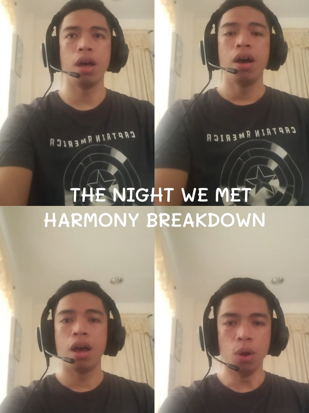 distracted from studying, kinantahan ko nalang mga aftershocks HAHAHA #TheNightWeMet #fyp  #harmonybreakdown #cover #bandlab