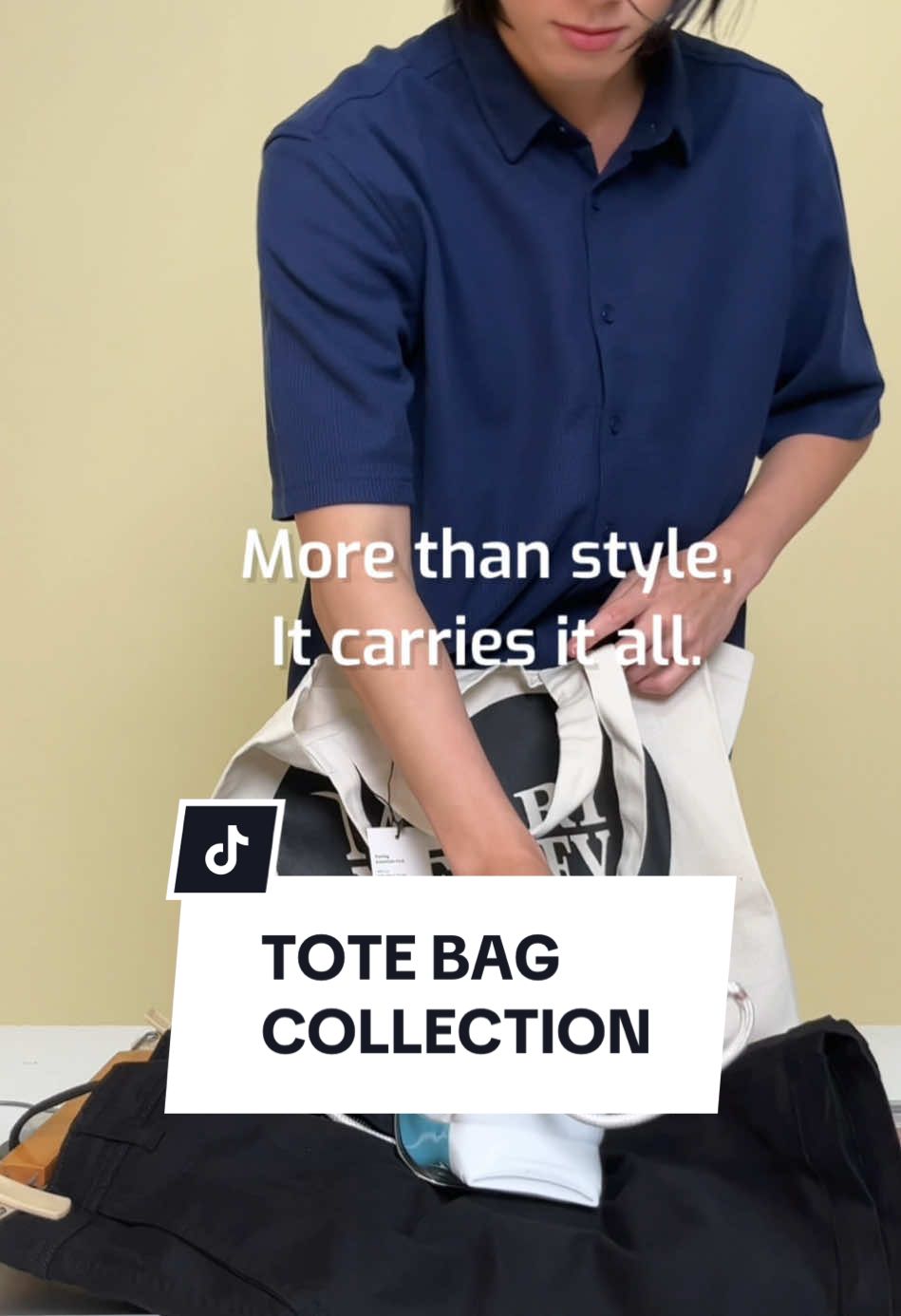 Totebag Collection bisa kamu dapatkan melalui keranjang kuning sekarang! #Totebag #withM231 