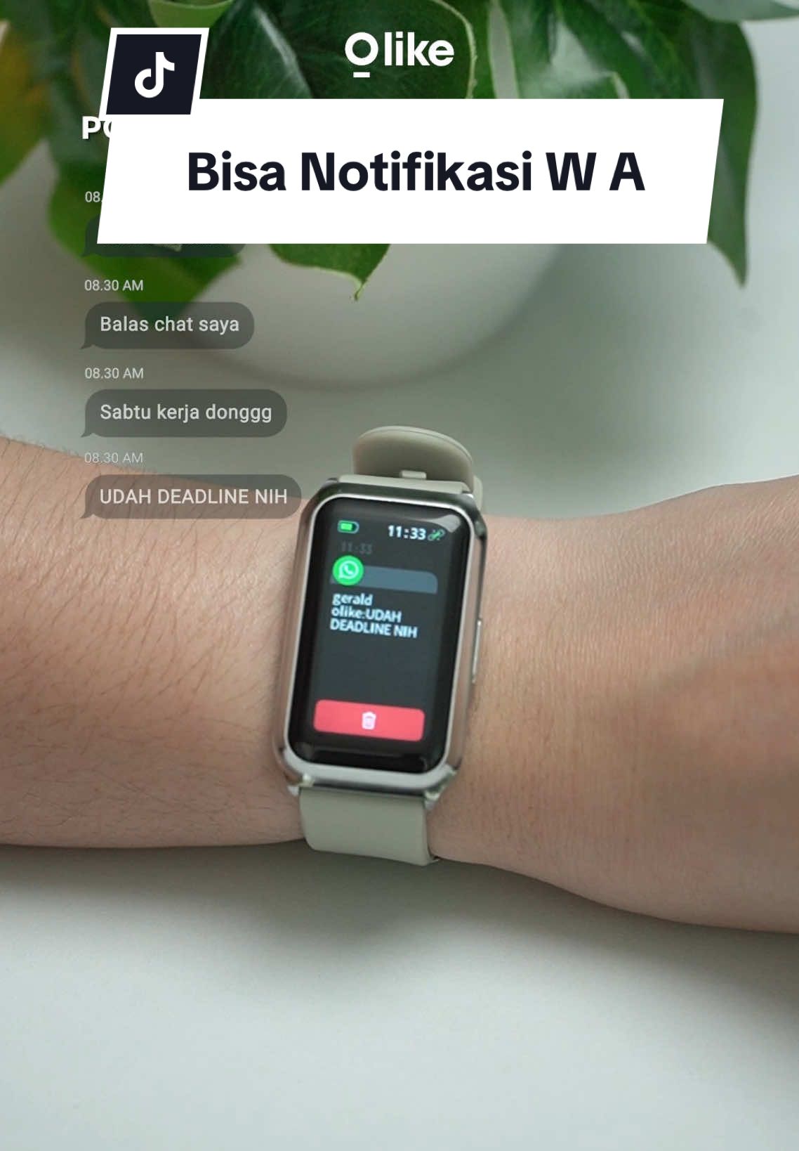 Hahaha suka bercanda nih 😂😂 #olike #olikeindonesia #aksesoris #OlikeSmartAccessories #smartband #jam #jamtangan #smartwatch 