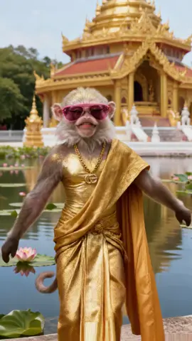 ลิงสีทองเปล่งประกายกำลังร่ายรำอย่างสวยงาม ✨💃#wolink #funny #funny tiktok #AIลิง #แดนซ์เท่ #ตลกเท่ๆ #DanceMonkey #ตลกแต่มันส์ #ลิงสนุก #ลิงแดนซ์ #ตลกแต่เท่ 