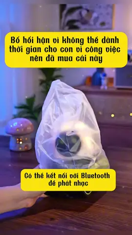 Có thể kết nối với Bluetooth để phát nhạc #dochoichobe #den3d #denchieusao 
