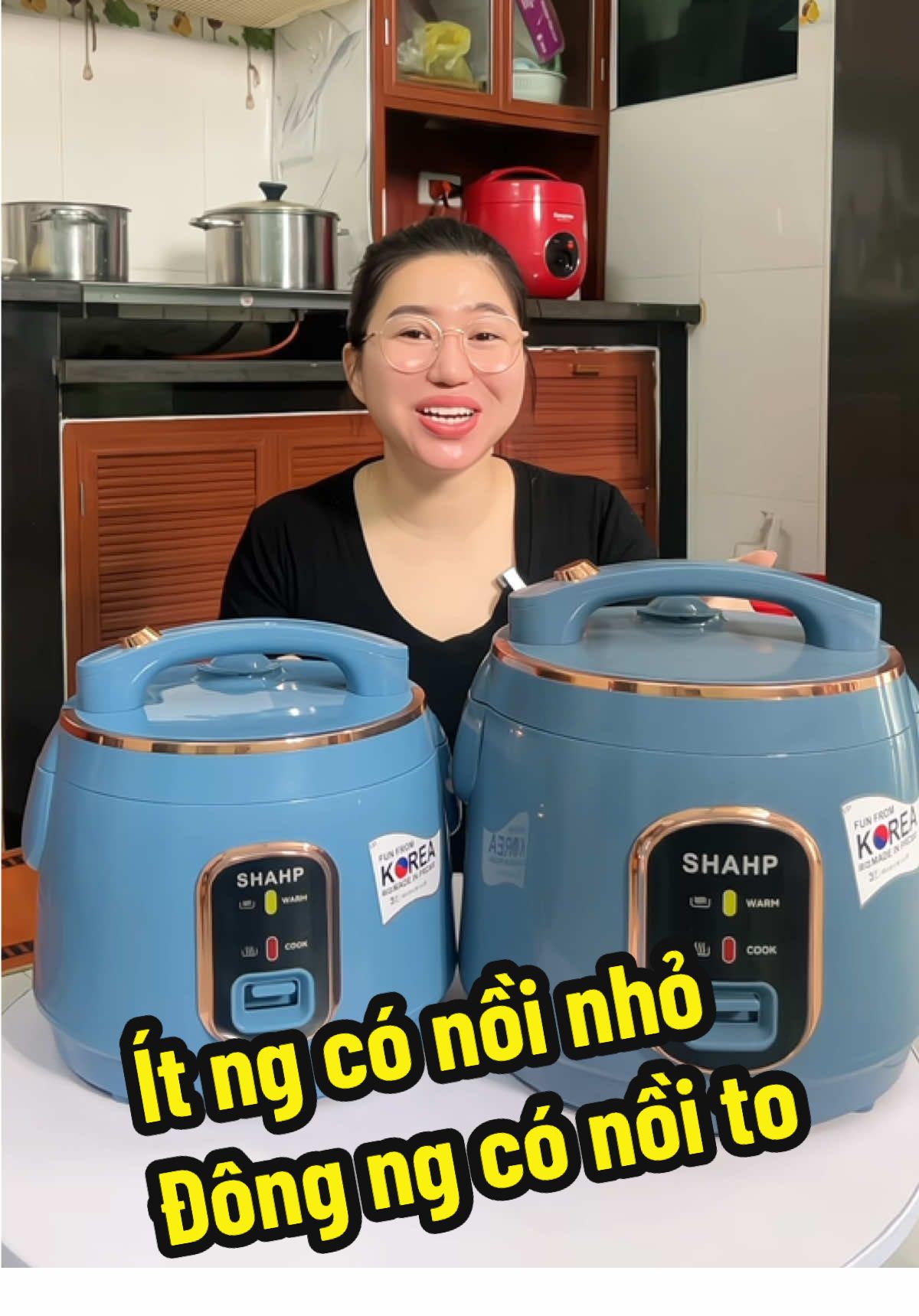 Nồi to, nồi nhỏ gì có hết #nồi #noicom #noicomdien #noicomdiendanang #noicomdienmini 