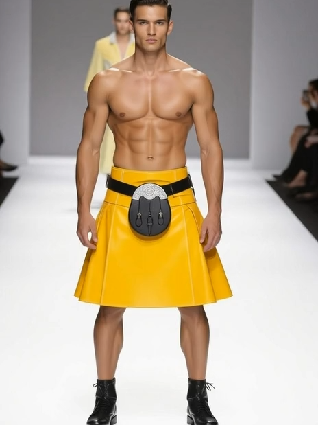 💛🖤 Warning: This look isn’t for the shy. The Yellow and Black Sporran Kilt is more than clothing — it’s a declaration of dominance. With premium leather and a matching sporran front pouch, it delivers both style and function like a true Highland warrior upgrade. Whether you’re dressing for a Highland Games event, cosplay, biker rally, festival photoshoot, or street-style takeover, this kilt guarantees one thing… You will be remembered. 🔥 Want this exact vibe? 👉 Shop the collection now: https://scotlandkiltcollection.com/kilts/leather-kilts/ Imagine standing tall — boots grounded, hands resting on the sporran like a modern knight. If that visual hits deep… this kilt was made for you. 👇 Tell me — would you pair it with combat boots or high-cut sneakers? ❤️ Like if you respect bold fashion 💬 Comment “SPORRAN READY” if you’d wear it 🔁 Share with someone who’d rock this look #kiltsoftiktok #kilt #kilts #scottishtiktok #leatherkilt #gothic #sporran #model #scotlandtravel #weddingkilt #scottishkilt #scotlandkiltcollection #highlandwedding #scottishwedding