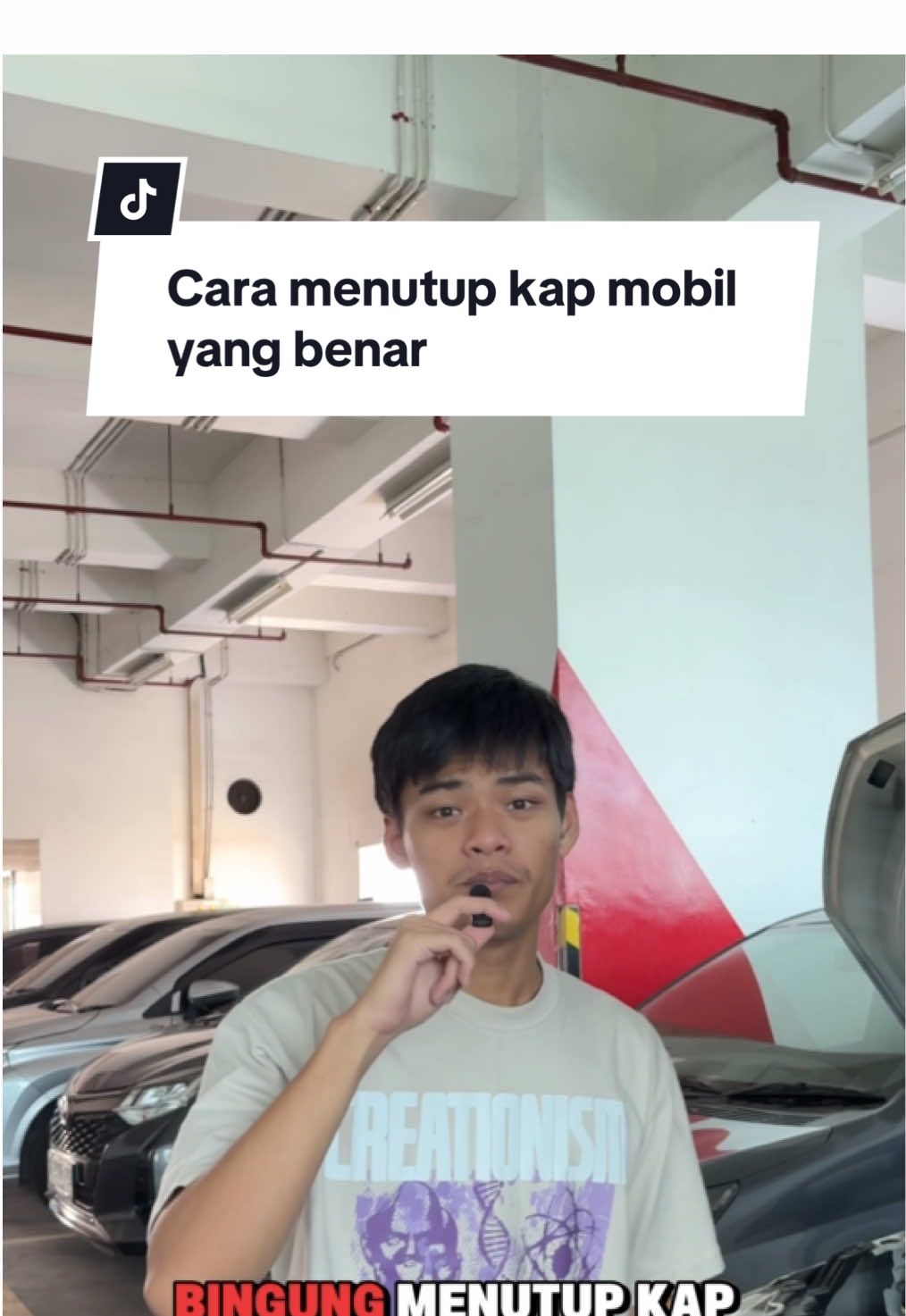 Cara menutup kap mobil yang benar👍 #kapmobil #kapmobilavanza #tutorial 