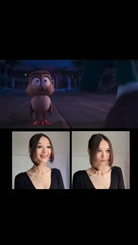 куку, новий дубляж замовляли? 🙂‍↔️💗 мультфільм «Переліт» 🐾 #олесянадєєва #зворотнийнапрямок #дубляж 