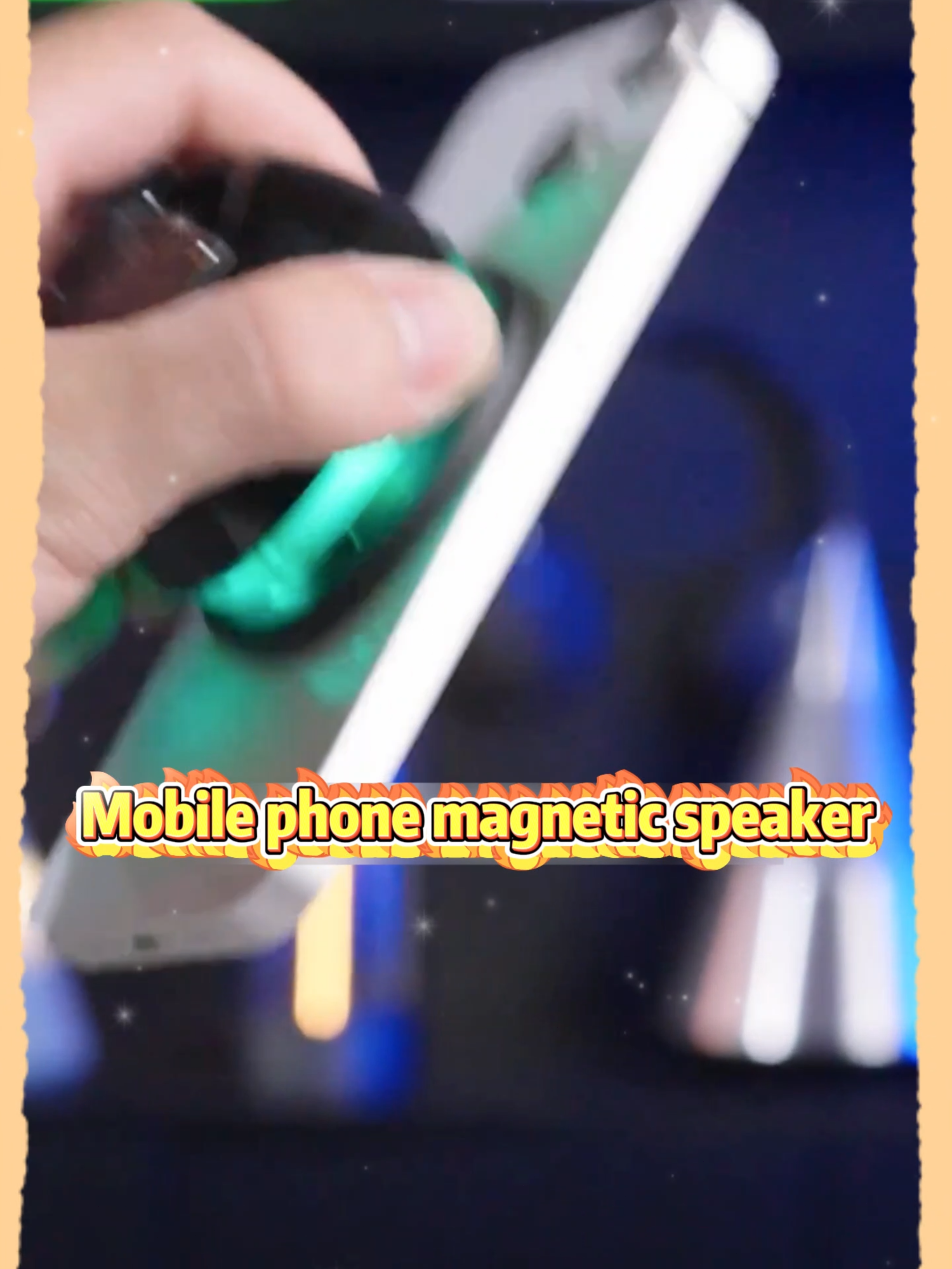 Mobile phone magnetic speaker, so cool#fyp #tiktok #foryou #music