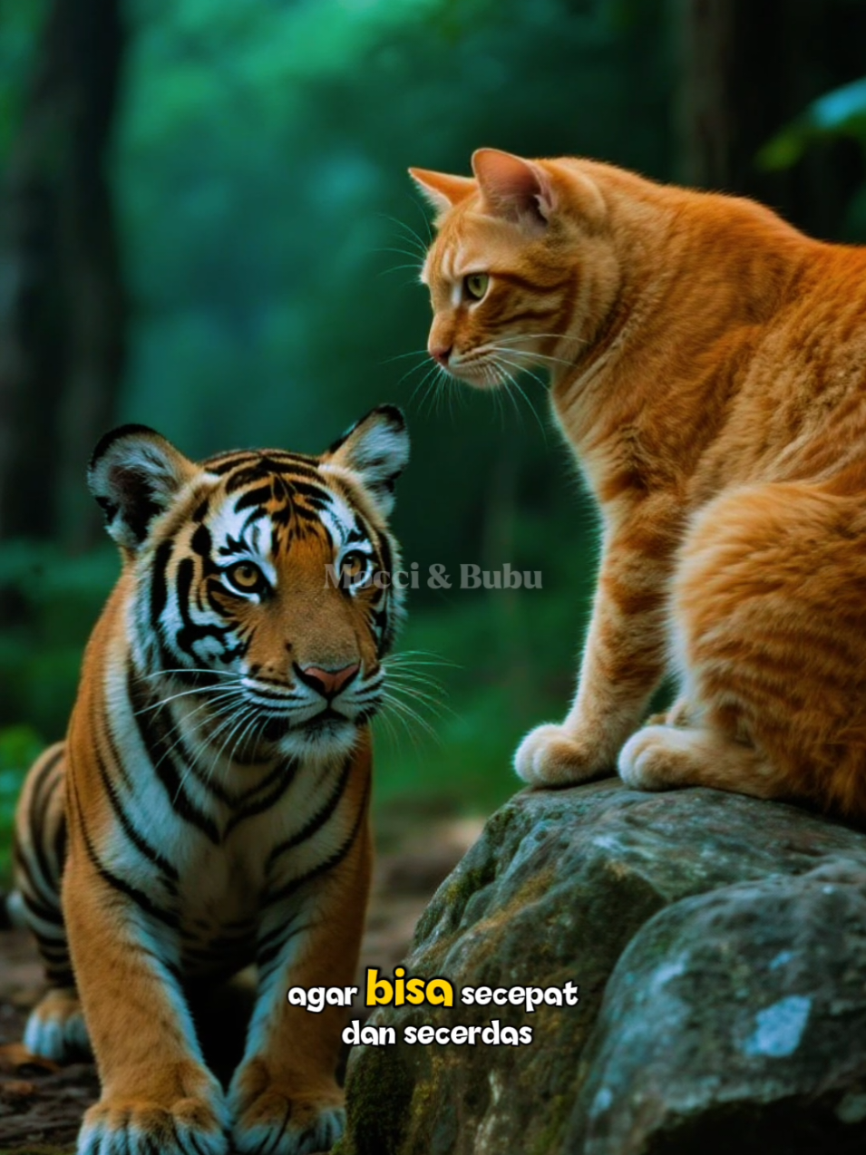Benarkah Kucing Adalah Guru Dadi Harimau? #fyp #ceritakucing #catlover #rajahutan #kucingoyen 