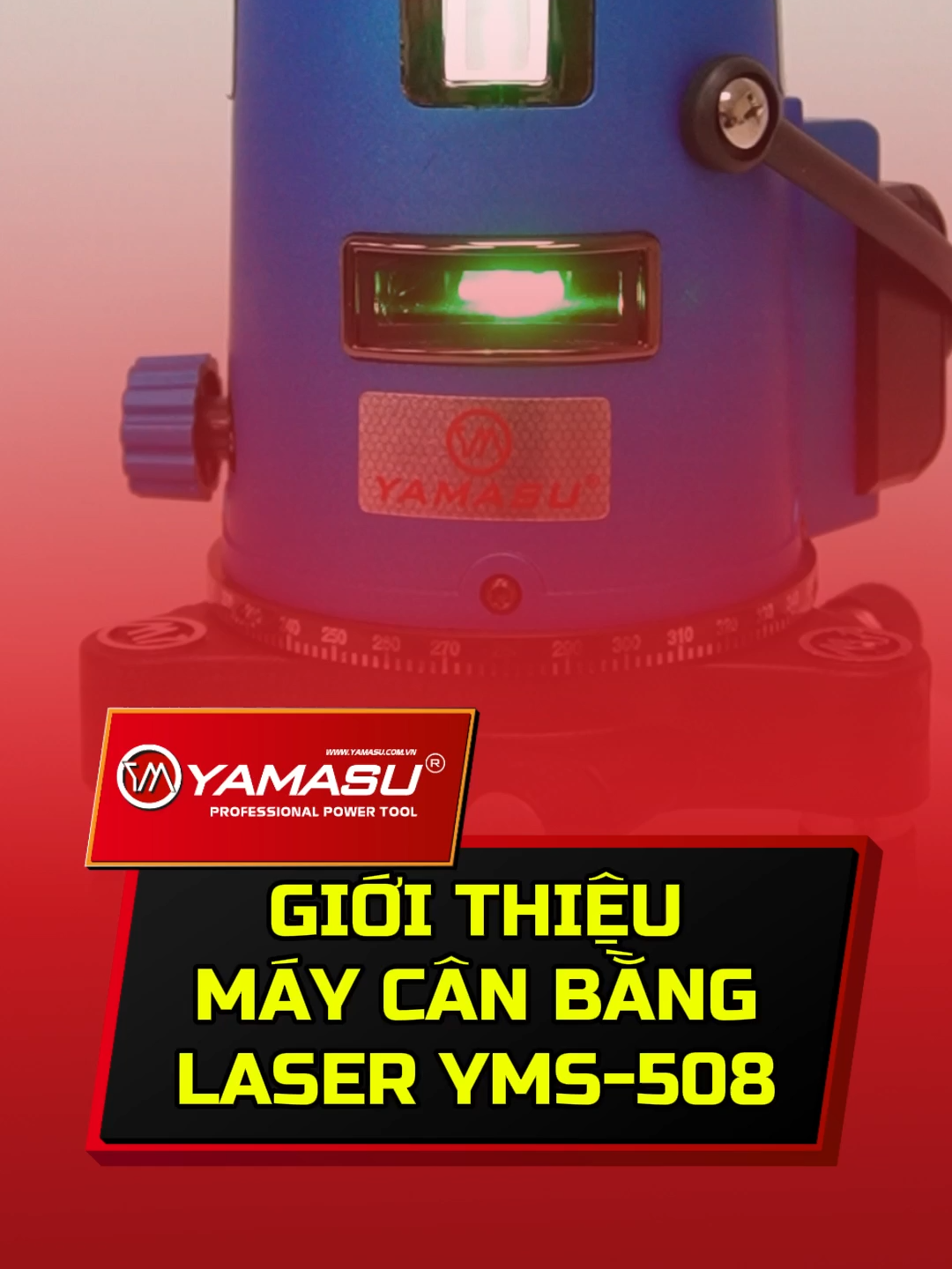 MÁY CÂN BẰNG LASER YAMASU YMS-508 – 5 TIA XANH SIÊU SÁNG - CĂN CHUẨN - NHANH #yamasu #diy