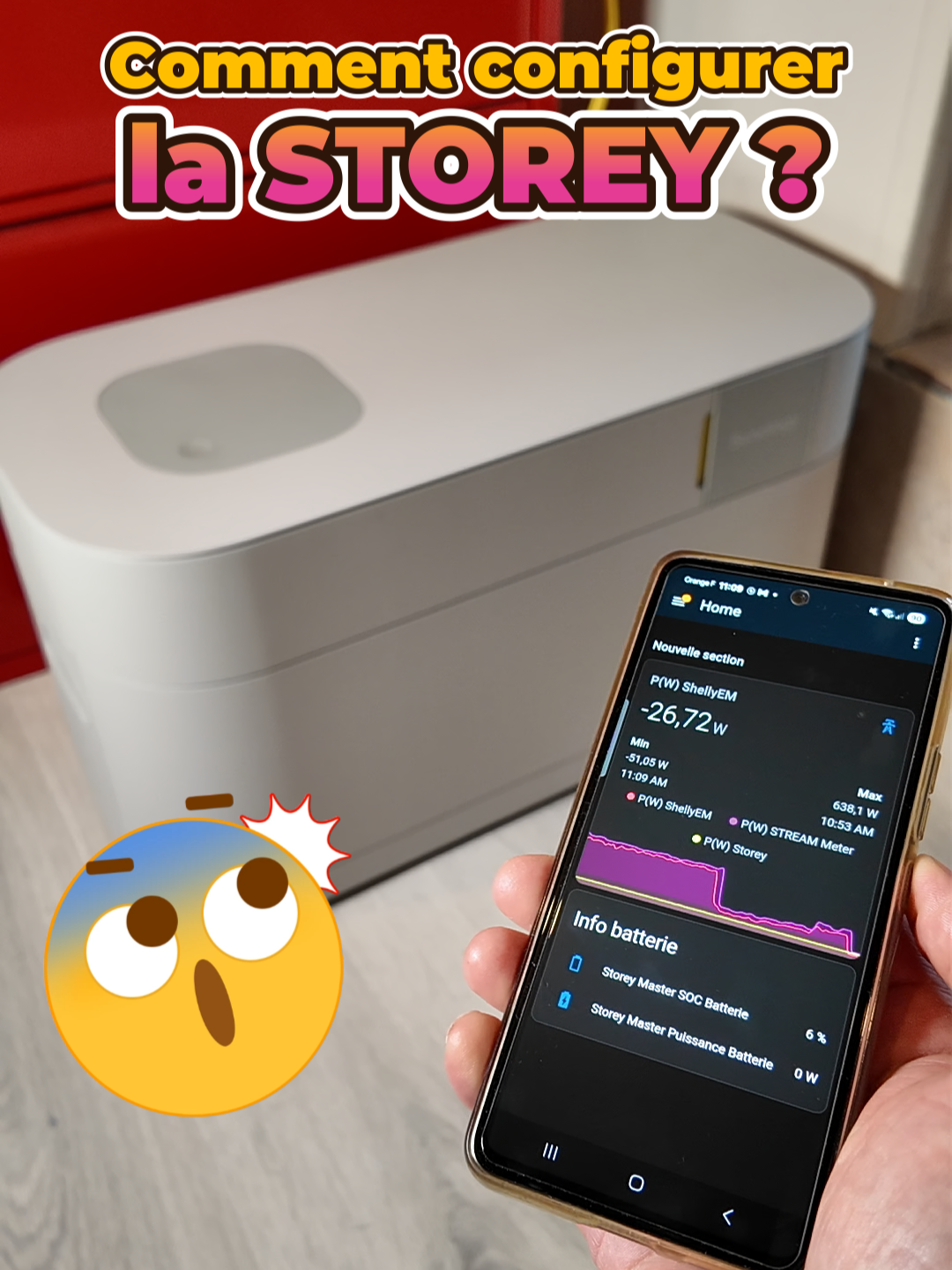 🔋 Comment paramétrer la batterie Sunology Storey (mode Suncast | Autopilot) – Guide rapide Dans cette courte vidéo, je vous montre comment bien paramétrer la batterie Storey de Sunology depuis l’application Stream. Que vous ayez ou non un Stream Meter ou une box Connect, je vous explique pas à pas comment choisir entre les modes Suncast et Autopilot, pour que votre batterie se recharge et se décharge de manière intelligente et automatique. Sachez qu'il est possible d'intégrer la batterie Storey à Home Assistant, pour un suivi en temps réel beaucoup plus fluide que via l’application officielle STREAM de Sunology. 👉 Ce tuto rapide vous aidera à optimiser votre installation Sunology, économiser de l’énergie, et profiter pleinement de votre batterie Storey. Si cette vidéo vous a aidé, abonnez-vous 🔔 et laissez un commentaire si vous avez des questions ou besoin d’un coup de main ! -- Liste des Hashtags : #Sunology #BatterieStorey #TutoSolaire #HomeAssistant @gosunology @electrotoile #EnergieSolaire #HomeAssistant #AutonomieEnergétique #Domotique #PanneauxSolaires #EnergieVerte #SUNCAST #AUTOPILOTE #pourtoi #DIY #autoconsommation -- 🔍 Liste des Mots-clés : Sunology, sunology storey, batterie storey, batterie solaire sunology, tuto sunology, paramétrage batterie sunology, configuration sunology storey, application stream sunology, mode suncast, mode autopilote, stream meter, connect sunology, tutoriel storey, optimisation batterie solaire, domotique solaire, home assistant sunology, batterie connectée, énergie solaire, tuto batterie storey, autonomie énergétique