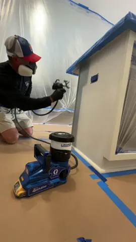 Spraying perfection with the Graco QuickShot 🎯 using Sherwin-Williams Gallery Series and a FF310 tip for that glass-smooth finish 💪 #gracopaintsprayers #viral #trending #fyp #ForYou 