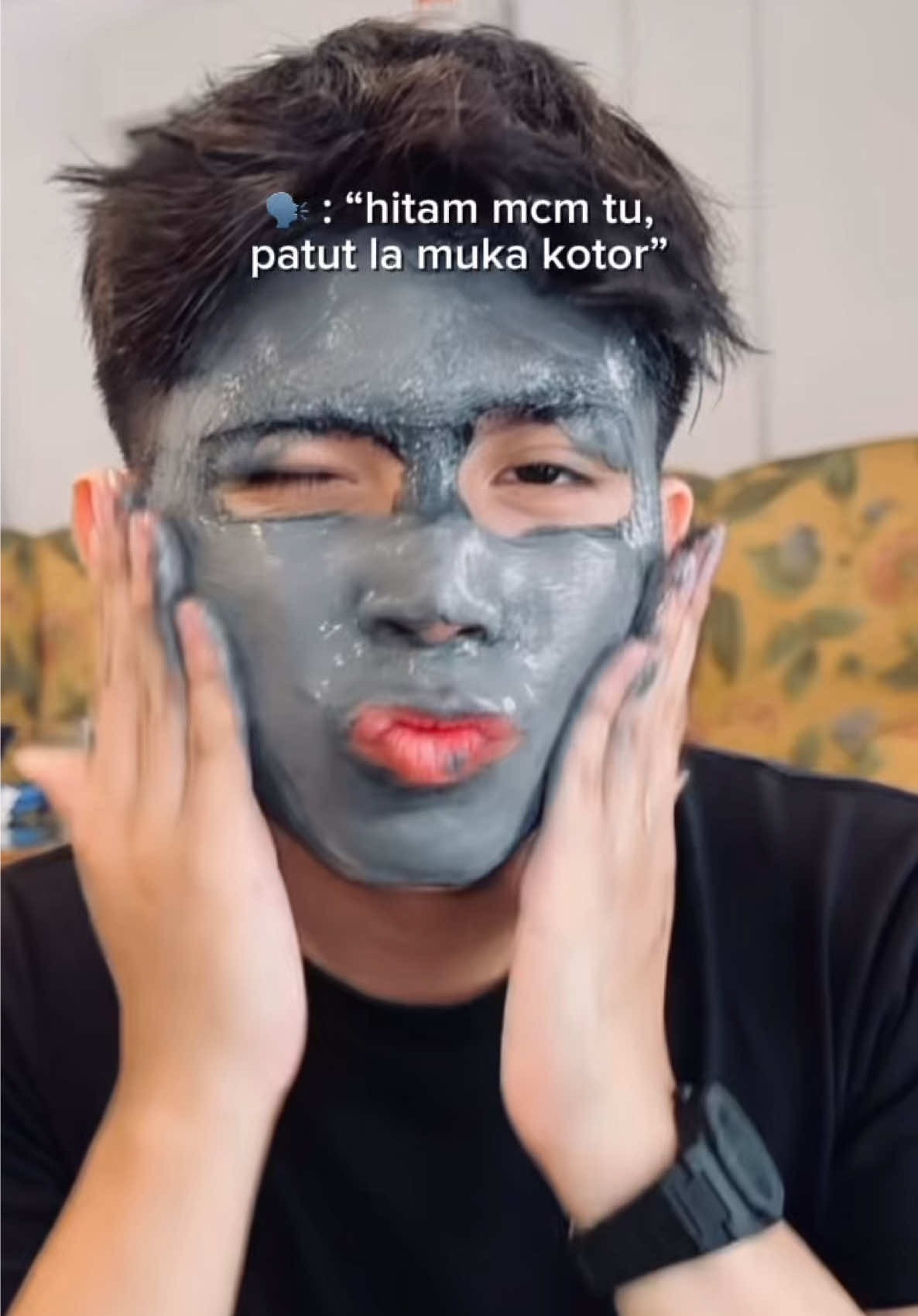 black face wash 🖤 #volcanofacewash #porecleansing #volcanofwg2g #fyp 