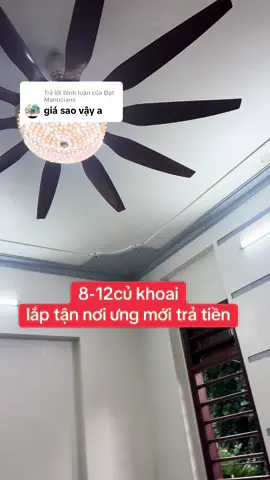 Trả lời @Đạt Manucians quạt trần 10cánh đẳng cấp thiên hà vũ trụ