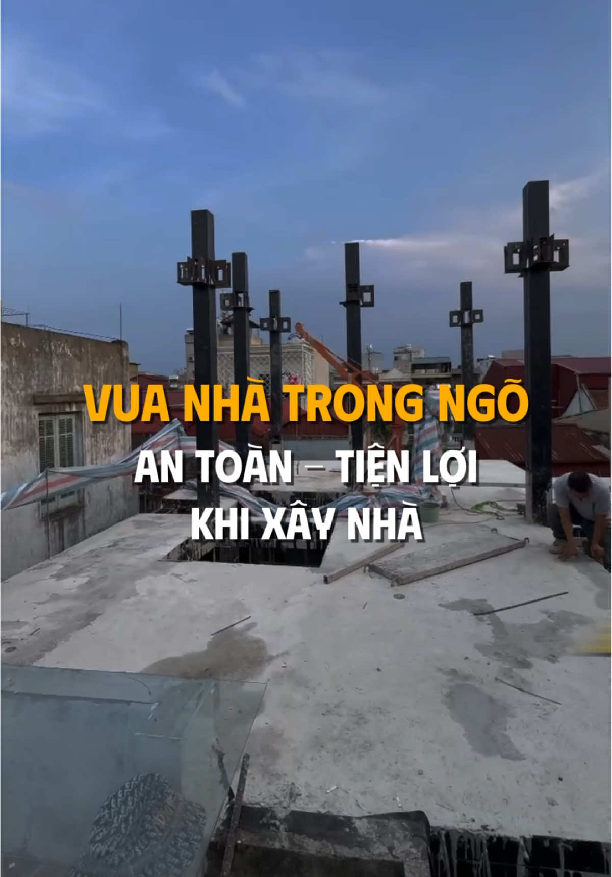 Xây nhà trong ngõ an toàn - tiện lợi #thietkethicong #kientruc #xaydung #dais #vuanhatrongngo 