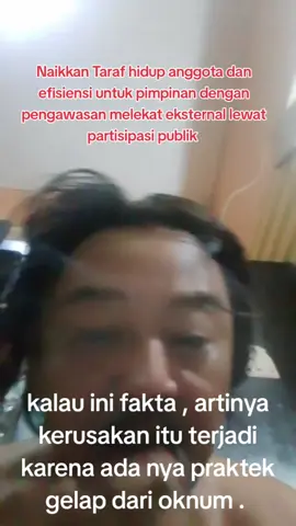 #stitch dengan @lambe mu naikkan Taraf hidup anggota , dan efisiensi pimpinann dengan pengawasan melekat partisipasi publik 