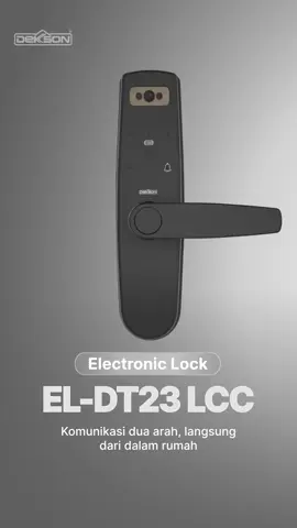 This time, it’s smarter. Dua inovasi baru dari Dekkson Smart Lock Series siap menjawab kebutuhan keamanan masa kini. Lebih cepat dan lebih aman! EL-DT23 & EL-DT23 LCC karena setiap pintu pantas mendapatkan teknologi terbaik! #Dekkson #SmartDoorLock #ELDT23 #ELDT23LCC #SmartHome         