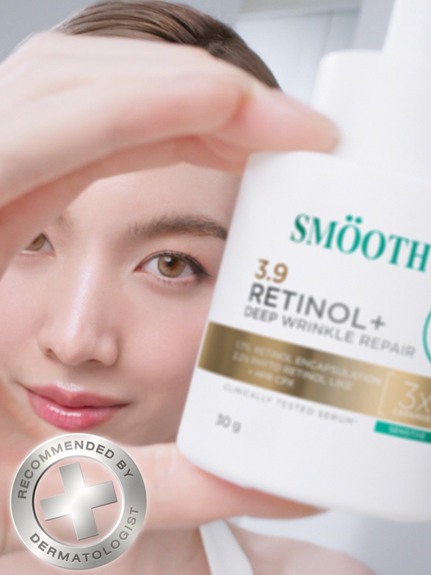 🧬 เรตินอลเจนใหม่จากสมูทอี! ลดริ้วรอยไว เก่งสุดแต่บอบบางที่สุด 💚 พลัง 3.9% RETINOL ENCAPSULATED + NAD BOOSTER เห็นผลใน 7 วัน ผิวเด็กขึ้นจริง ไม่ลอก ไม่แพ้! #BABYSKINRETURN #ย้อนวัยไวไม่ทำร้ายผิว #เซรั่มลดริ้วรอย  #Retinolผิวแพ้ง่าย #หลิงออม #LingOrm #linglingkwong #ormkornnaphat #smoothexlingorm #สมูทอี #หน้าเด็ก