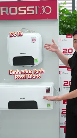Bật 1 lần, tắm 3 ngày vẫn còn ấm 🔥 Rossi Blanc – giữ nhiệt 72h, tiết kiệm điện, bảo hành 20 năm. Hàng chính hãng Tân Á Đại Thành – lắp tận nơi, xài bền cực. #Rossi #TanADaiThanh #binhnuocnong 