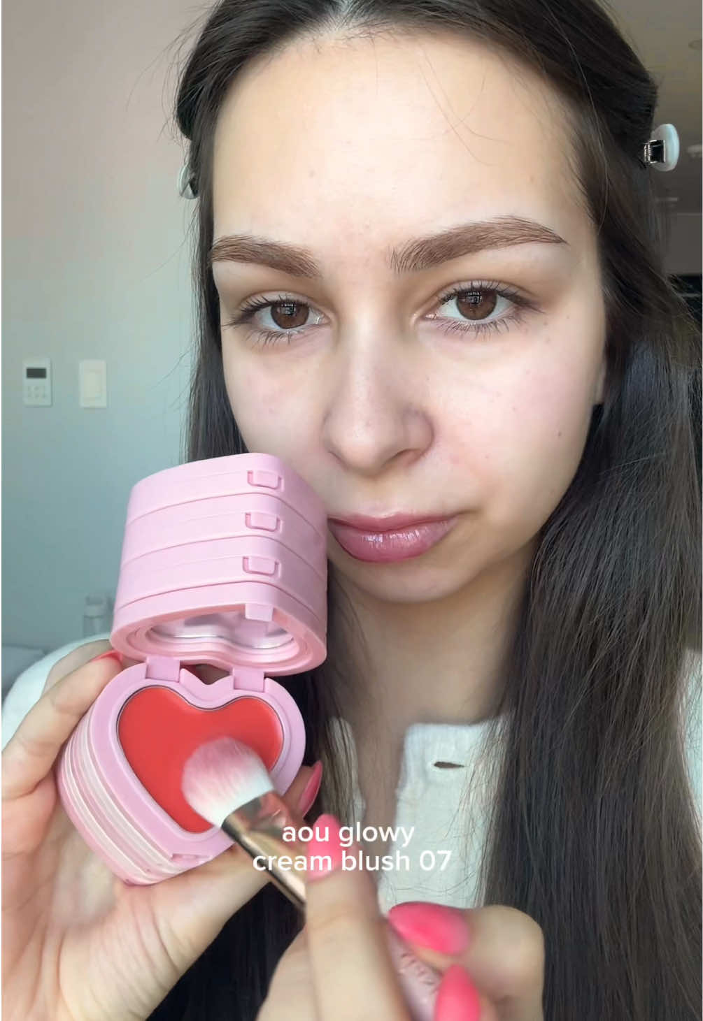 aou stackable blushes 🎀 more makeup & honest reviews in my profile 💕  @AOU Cosmetics @HEMEKO  #makeup #unboxing #kbeauty #blush #beauty 