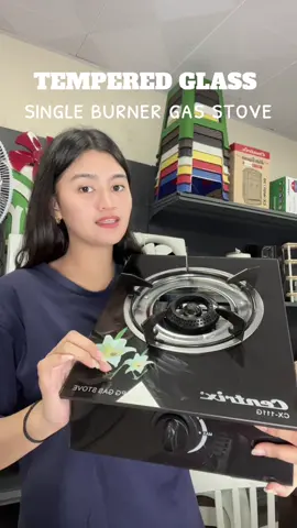 Single burner tempered glass gas stove!  #singleburner #temperedglass #singleburnerstove #foryoupage #trending 