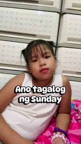Mommy anong tagalog ng Sunday #motheranddaughter #funnyvideos 