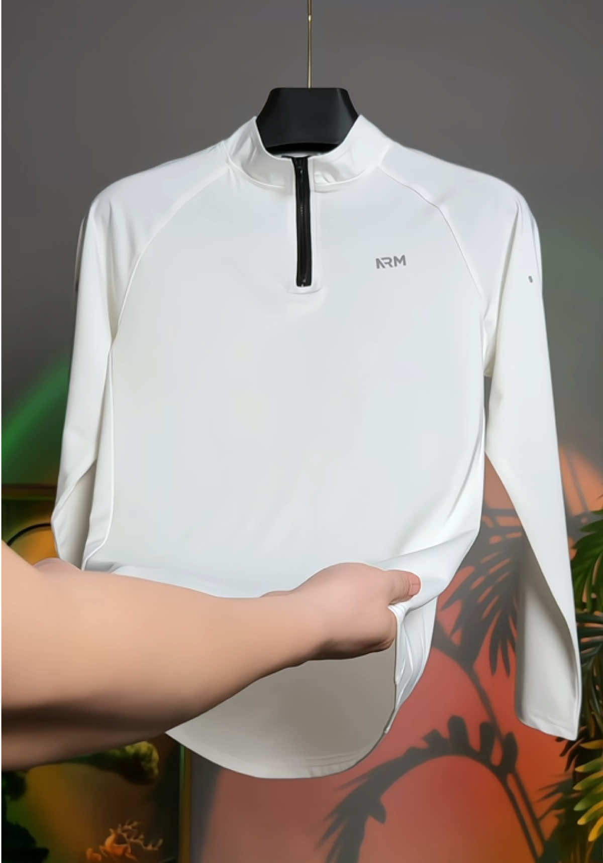 Áo Dài Tay Giữ Nhiệt ARM Cổ Zip Thể Thao - Chất Vải Sport Thun Lạnh Co Giãn #aogiunhiet #aothudong #aothundaitay #thoitrangnam #xuhuong 