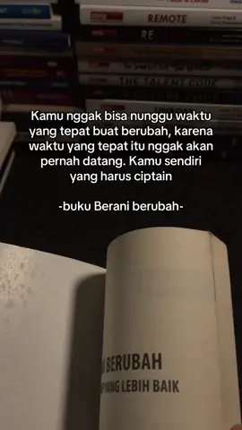 Perubahan ada di tangan kita #foryou #reviewbuku #books #fyp 