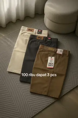 Celana chino pendek 100 ribu dapat 3 pcs celana pendek murah celana pendek pria gas co sekarang stok terbatas #celanapendek #celanachino #celanamurah 