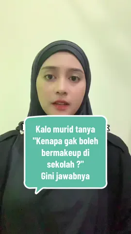 Bagi perempuan penampilan itu pasti sangat penting karena itu bentuk rasa percaya diri mereka, tapi kalo menggunakan makeup lebih disekolah gimana ya???  #bincangbincang #bimbingankonseling #7jurusbkhebat #gurumuda #aturansekolah 