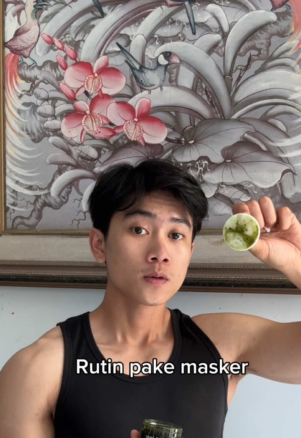 Pure mugwort gel mask dipake bentar aja langsung berasa efeknya 🥹  #mugwortgelmaskg2g #acnegelmaskviral #maskerviral 