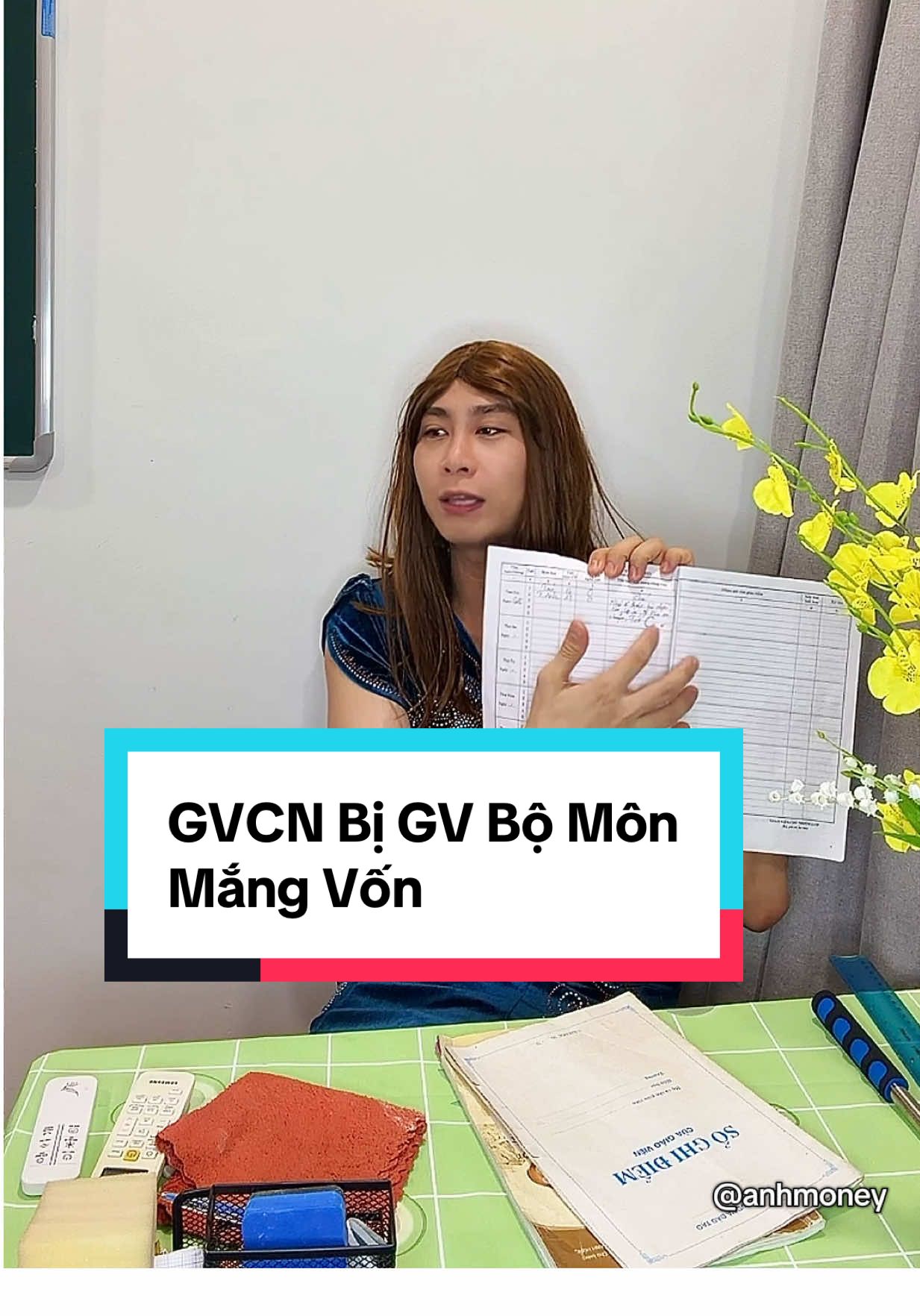 Khi GVCN bị GV bộ môn mắng vốn kiểu :)) #anhmoney #giaitri #anhmoneyvlog #hocsinh #tiktokgiaitri 