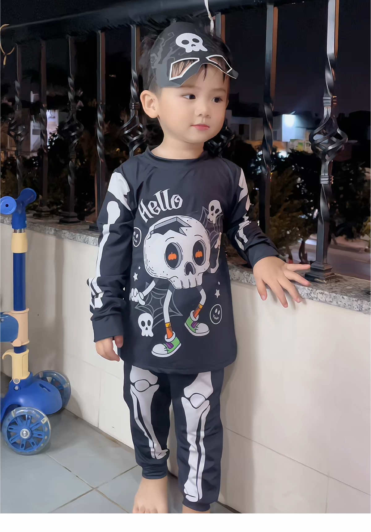 Set Hoá Trang Haloween cho bé trai bé gái tặng kèm mặt nạ #xuhuong #halloween #tiemnhagau 
