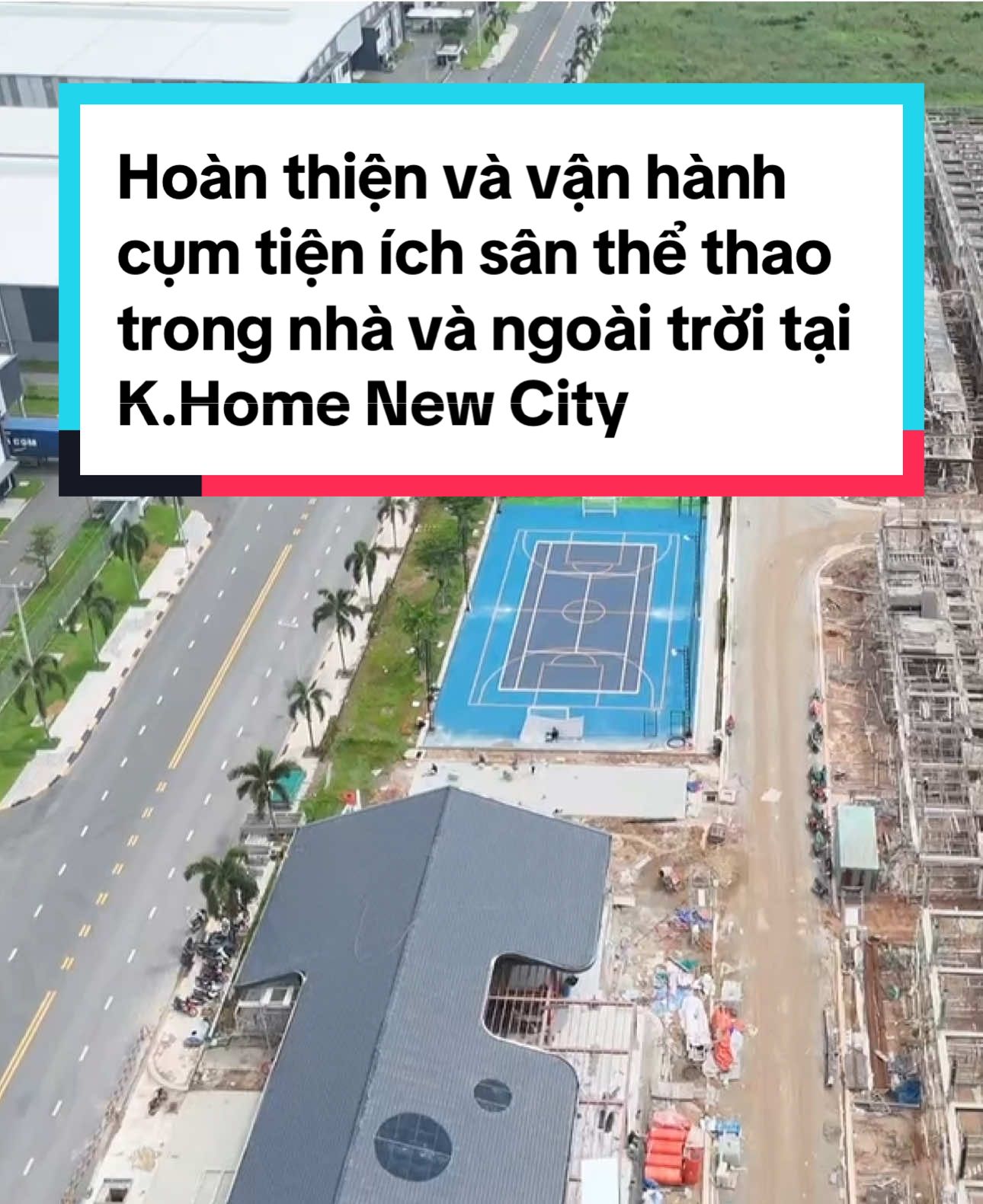 Từ bản vẽ đến hiện thực ! .Hoàn thiện đưa vào hoạt động cụm tiện ích bao gồm khu vực sân thể thể thao trong nhà và ngoài trời đáp ứng nhu cầu rèn luyện sức khoẻ và đam mê thể thao cho cư dân tương lai tại K.Home New City #Tienichkhome #khomenewcity #khomeapartment #noxhkimoanh #khomekimoanh 