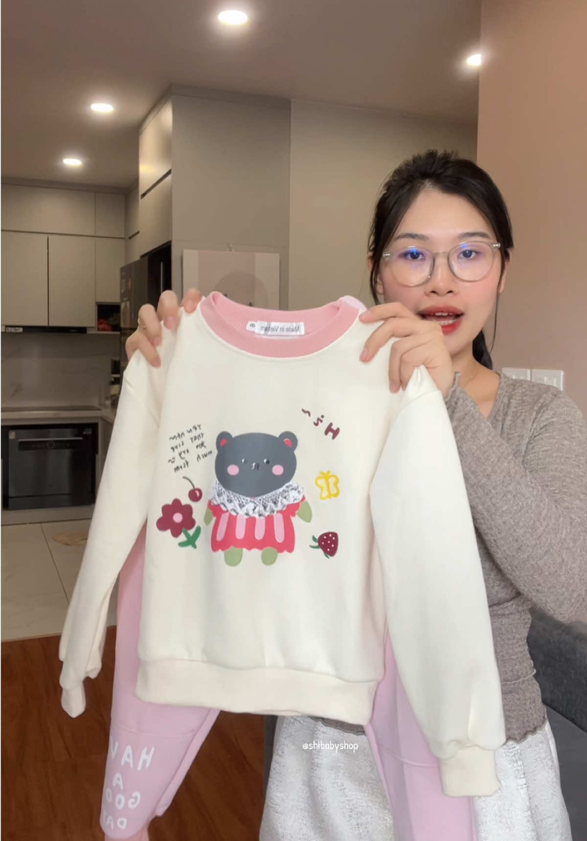 Bộ nỉ 2 da siêu dày ấm cho bé #thoitrangtreem #shibabyshop #boni2da #bothudongchobe #bonibegai 