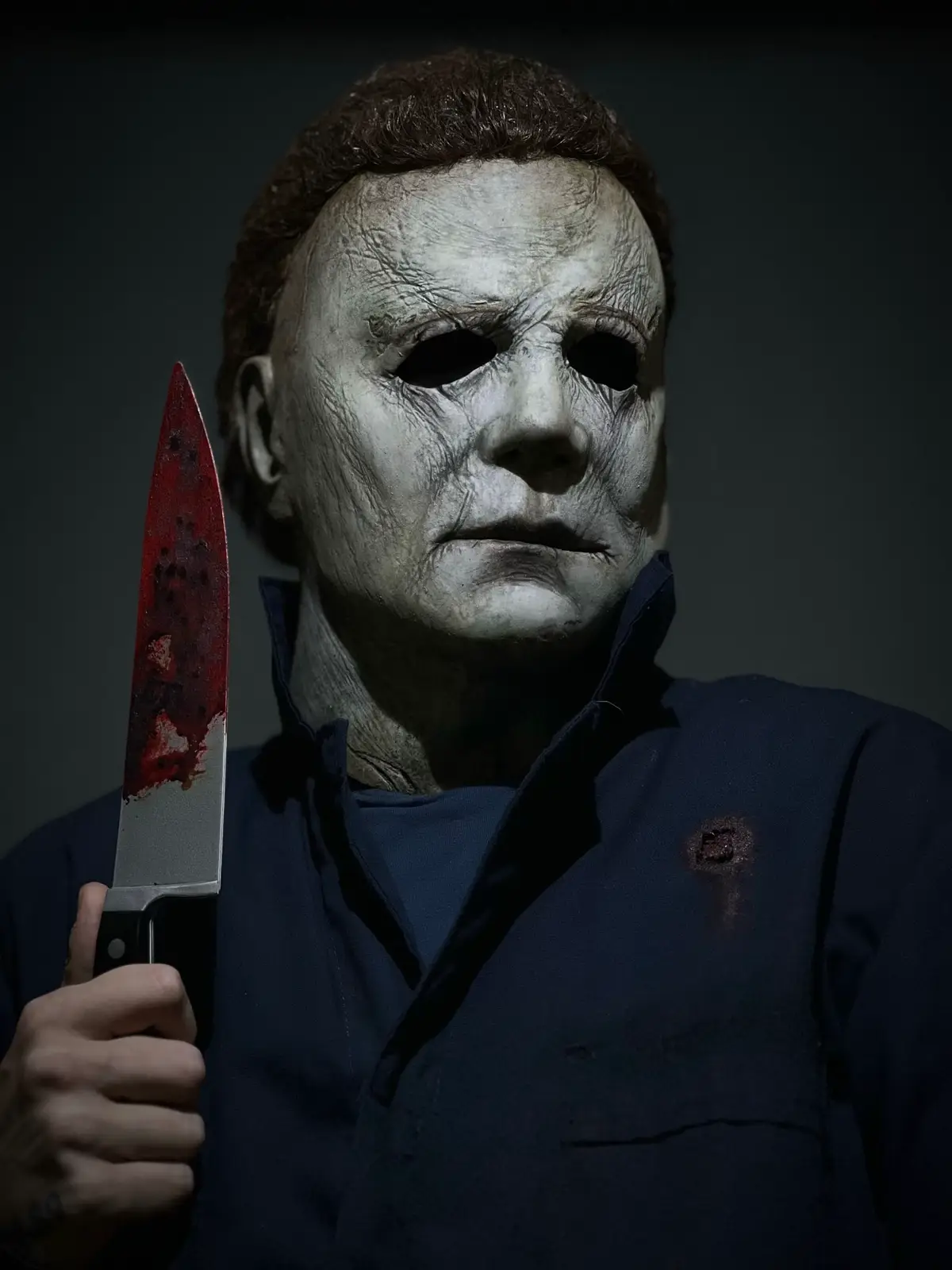 Mask by @Killerw0rk  #Halloween #MichaelMyers #MichaelMyersCosplay #HalloweenH40 #HalloweenH40Cosplay 