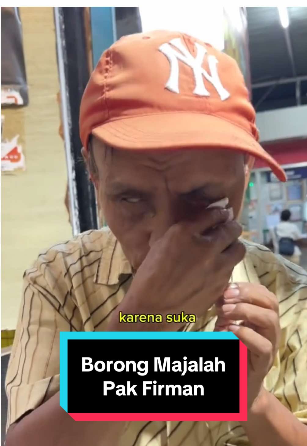 Borong majalah bobo pak Firman dengan kondisi mata buta @dr. Richard Lee, MARS, ph.D 