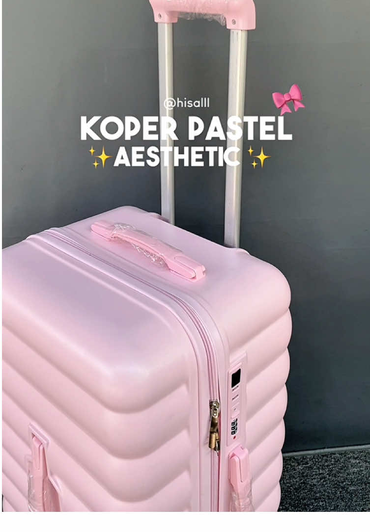 mana kopernya lucu banget lagi warna oink pastel gitu🤏🏻🎀 #kopercantik #ruiyingkoper #koper #rekomendasikoper #koperaesthetic 