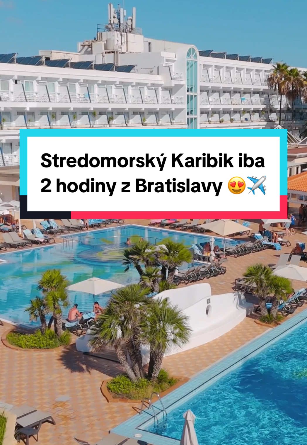 Stredomorský Karibik iba 2 hodiny z Bratislavy? 😍✈️ ✨Exkluzívna NOVINKA letnej sezóny 2026 👉🏼 Insotel Formentera Playa 4* na španielskej Formentere 🇪🇸 Obľúbený rodinný rezort situovaný v pokojnej lokalite priamo pri nádhernej pieskovej pláži Playa Migjorn, iba 6 km od hlavného mesta 🏝️ 🏖️ Hotel vyniká prvotriednymi službami all inclusive a príjemnou rodinnou atmosférou, kde si užijete dokonalý oddych i zábavu s našimi animátormi KLUB LETO ☀️ 🗺️ Je Formentera aj na Vašom cestovateľskom zozname? Teraz je ten správny čas ju navštíviť! 🥰 #hydrotour #mameradileto #formentera 