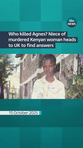 Agnes Wanjiru was found dead after she'd been on a night out with British soldiers in 2012. Now her niece, Esther, has come to the UK seeking justice. #itvnews